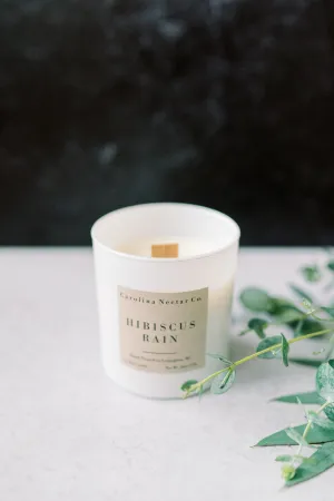 Hibiscus Rain Soy Candle