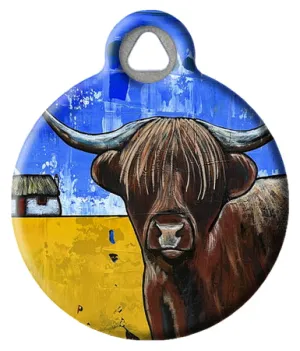 Highland Coo | Scottish Highland Cow Pet ID Tag
