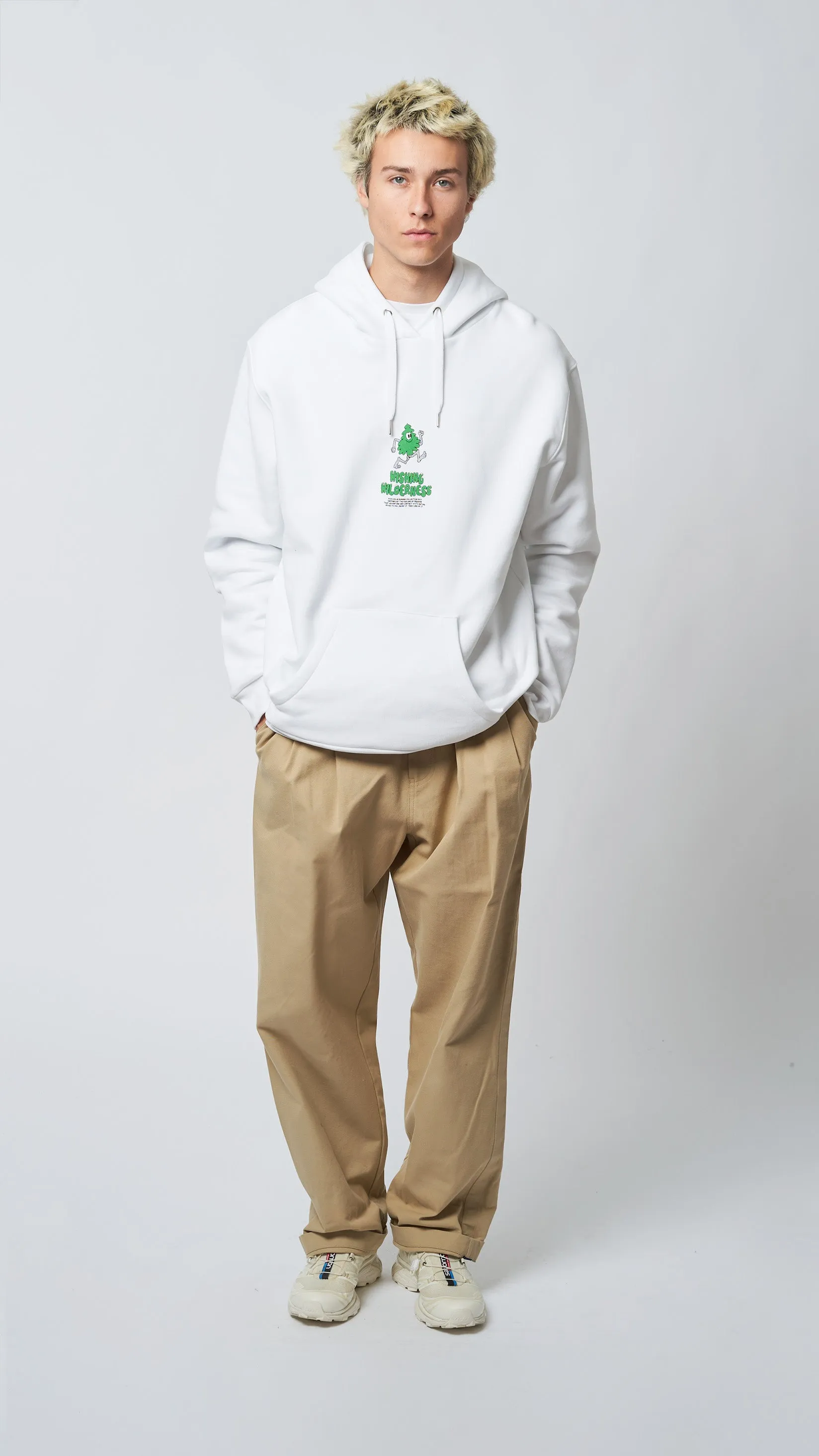 HOODIE WILDERNESS BLANCA