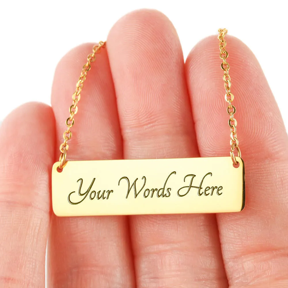 Horizontal Bar Wilderness Necklace