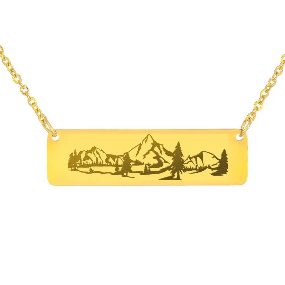 Horizontal Bar Wilderness Necklace