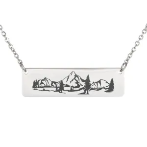 Horizontal Bar Wilderness Necklace