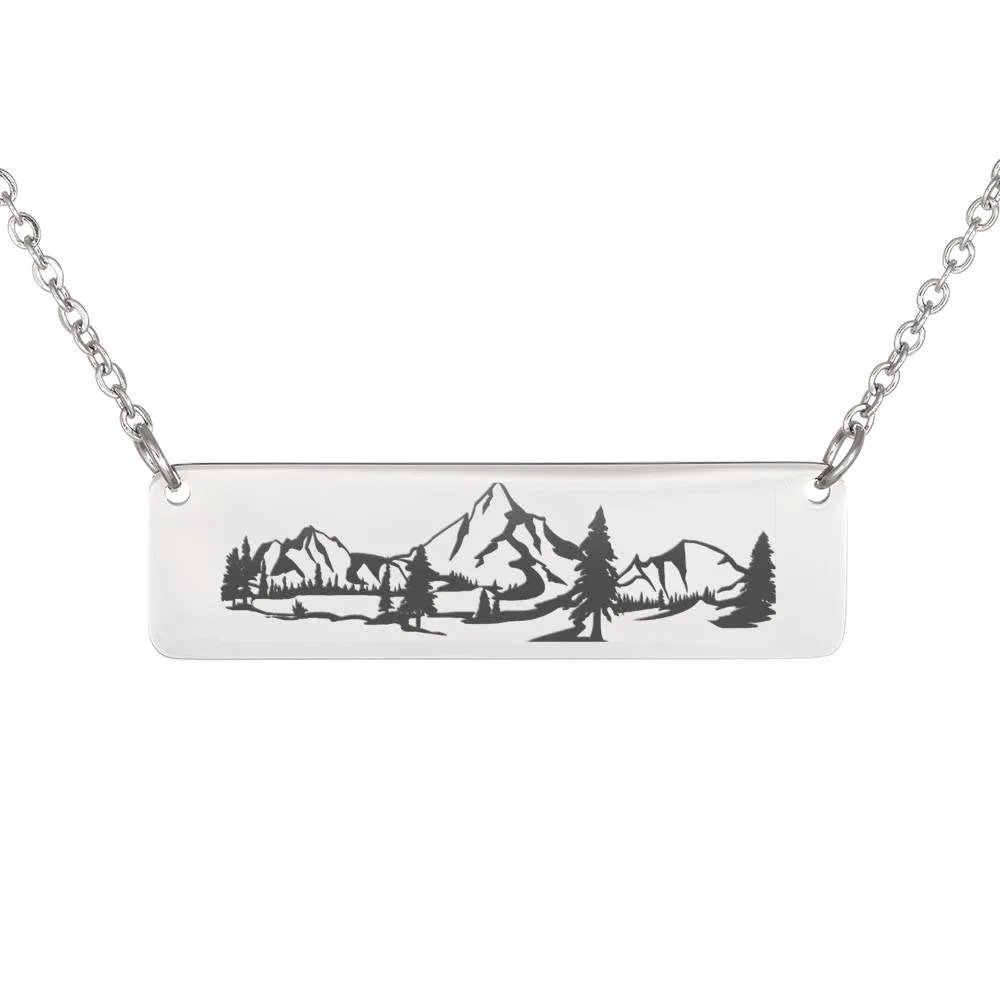 Horizontal Bar Wilderness Necklace