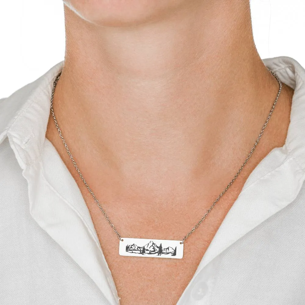 Horizontal Bar Wilderness Necklace