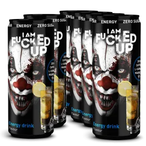 I Am Fucked Up Energy Drink - 6x330ml.