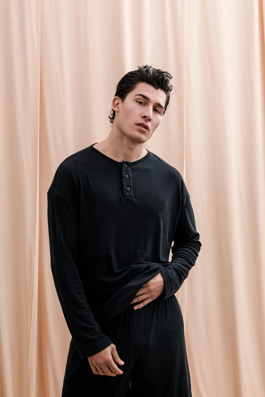 Iberis Ribbed T-shirt Black