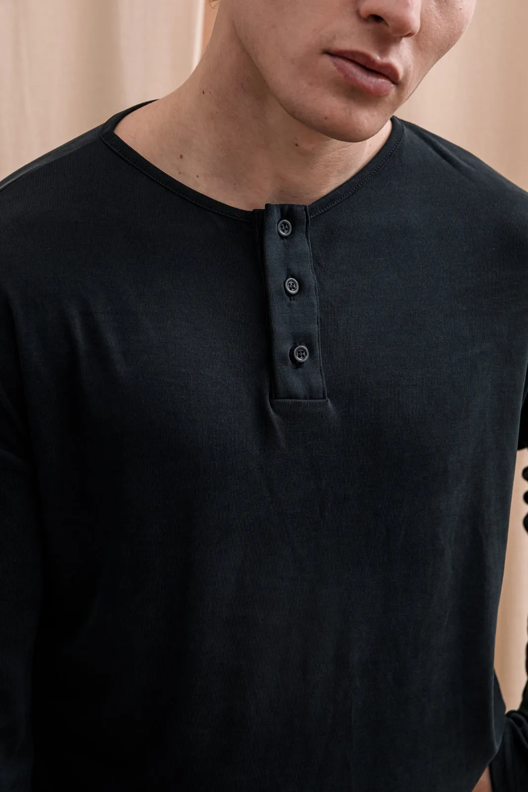 Iberis Ribbed T-shirt Black