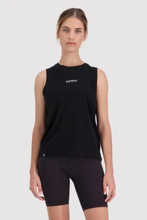 Icon Relaxed Merino Tank - Black