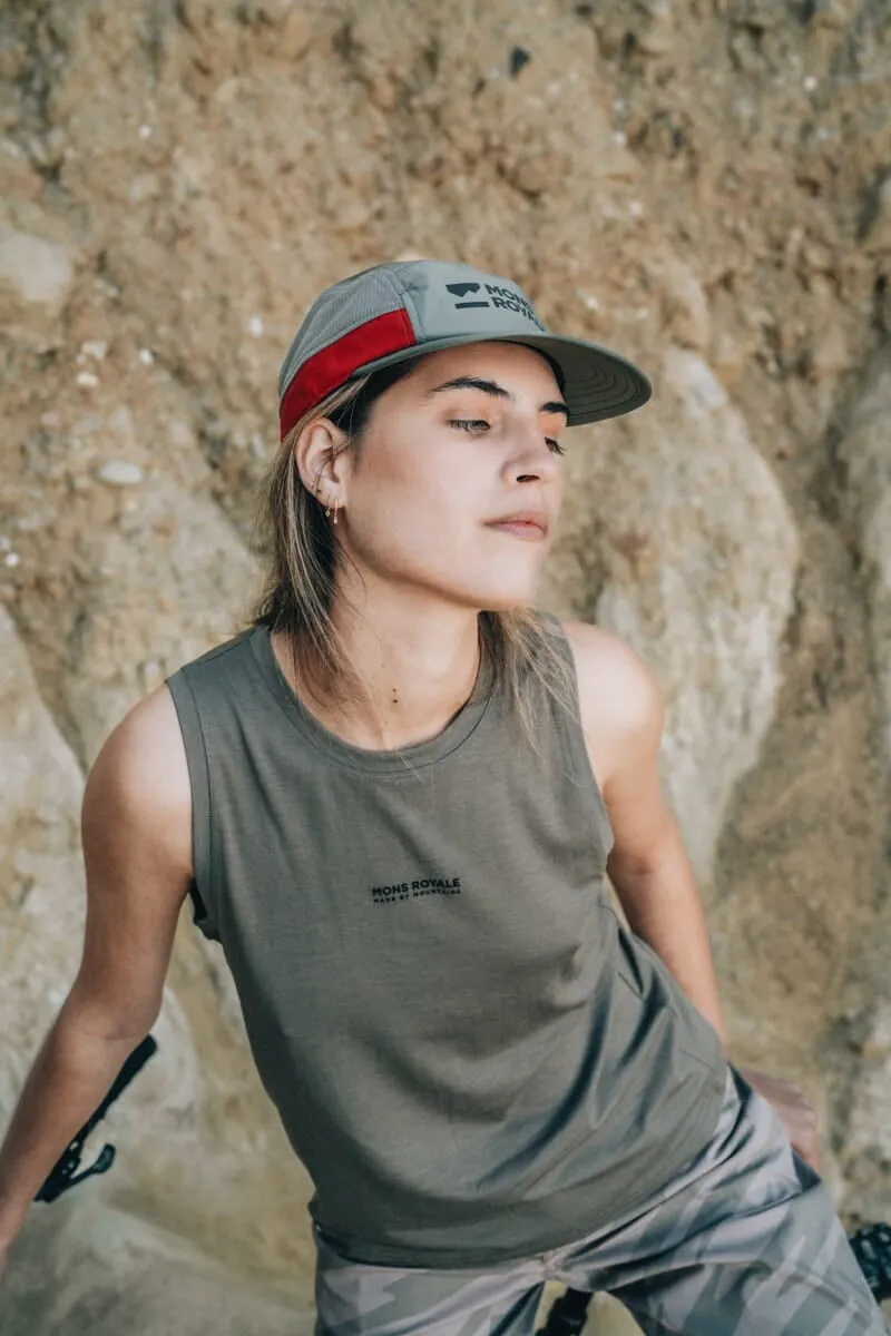 Icon Relaxed Merino Tank - Black