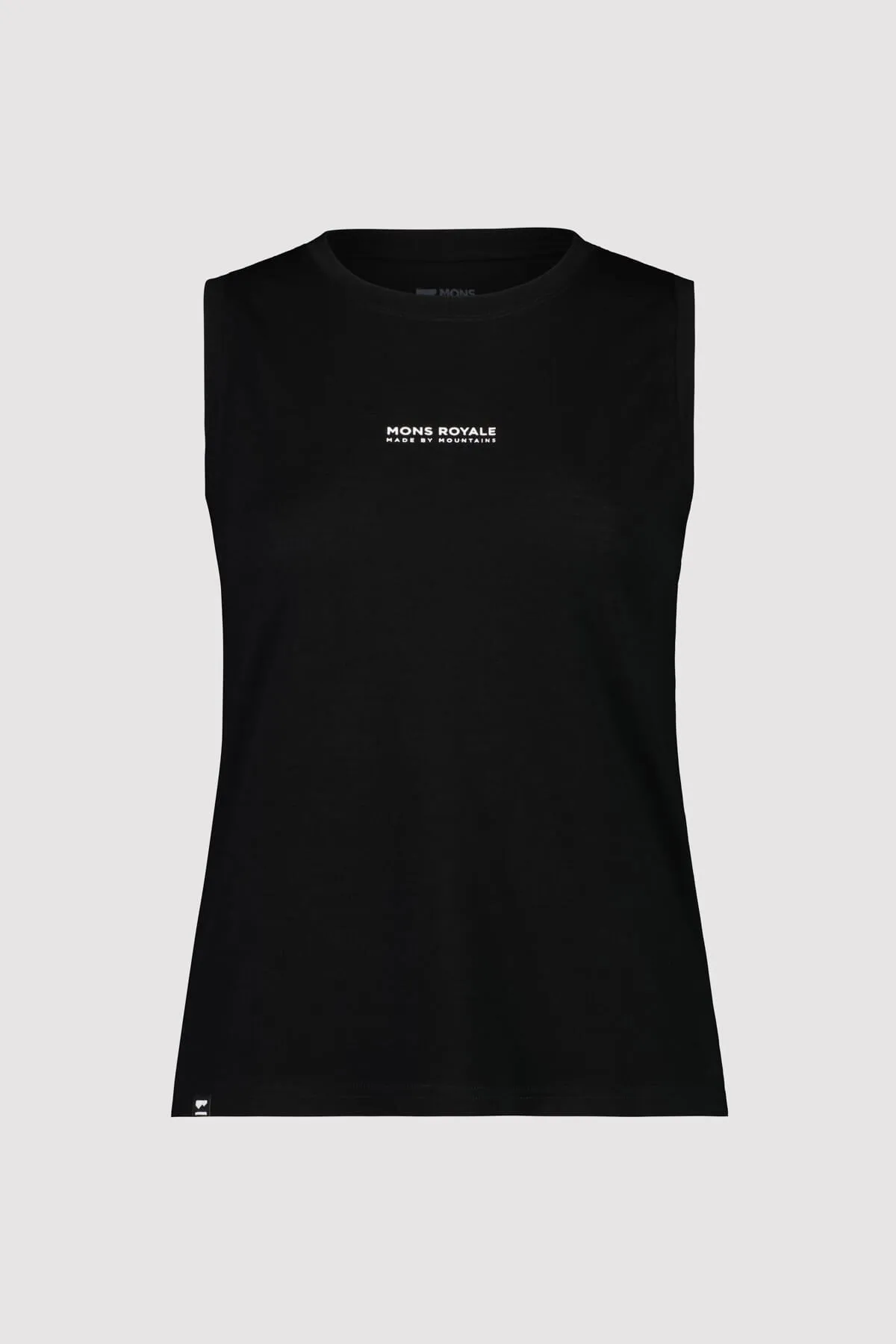 Icon Relaxed Merino Tank - Black
