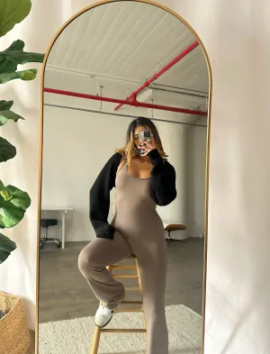 In Comfort Jumpsuit (Mocha)
