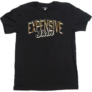 InkAddict EXPENSIVE SKIN CHROME BLACK / GOLD Tee