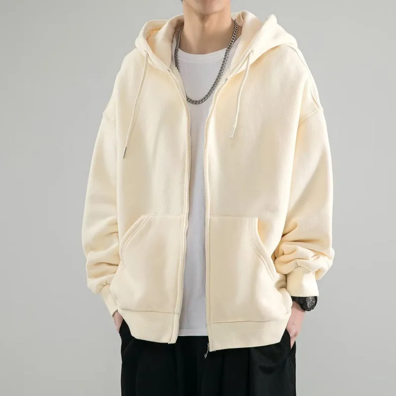 INSTOCK- American heavyweight basic solid color cardigan