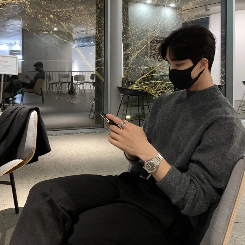 INSTOCK-Half turtleneck sweater