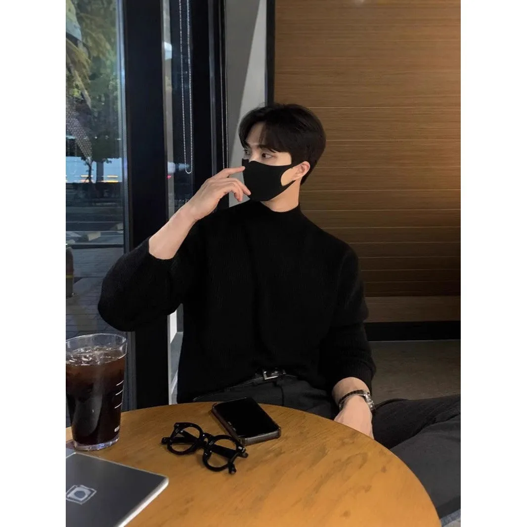 INSTOCK-Half turtleneck sweater