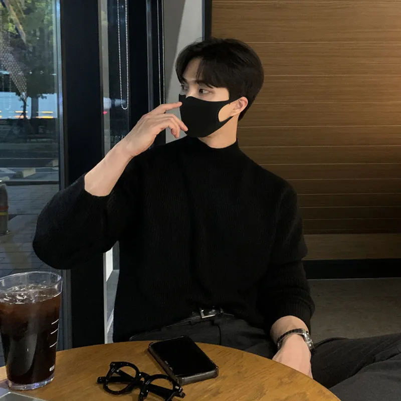 INSTOCK-Half turtleneck sweater
