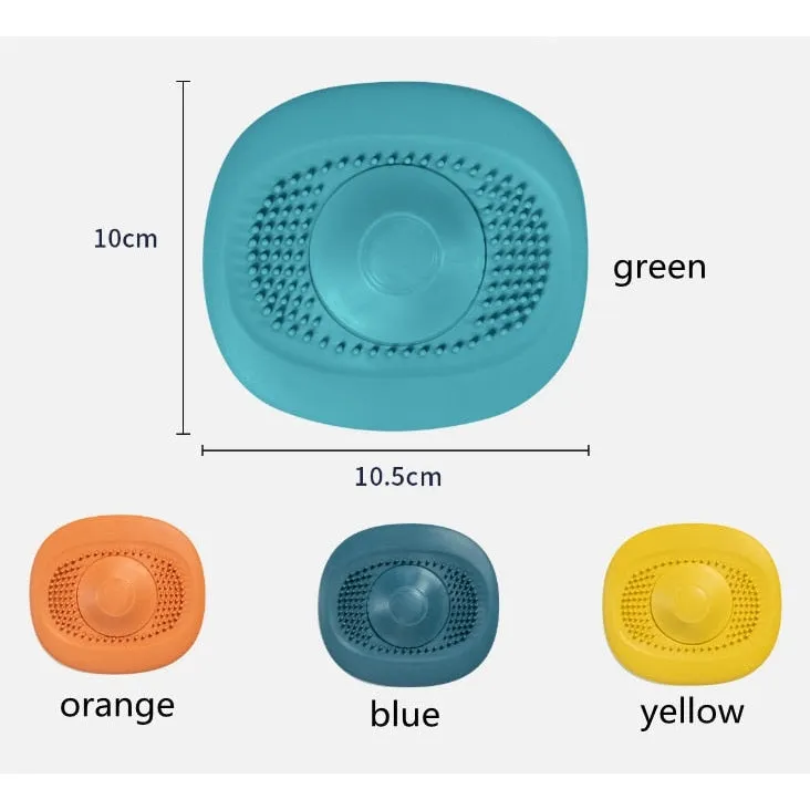 INSTOCK- Pack of 4 Bathroom Drain Hair Catcher Strainer Filter