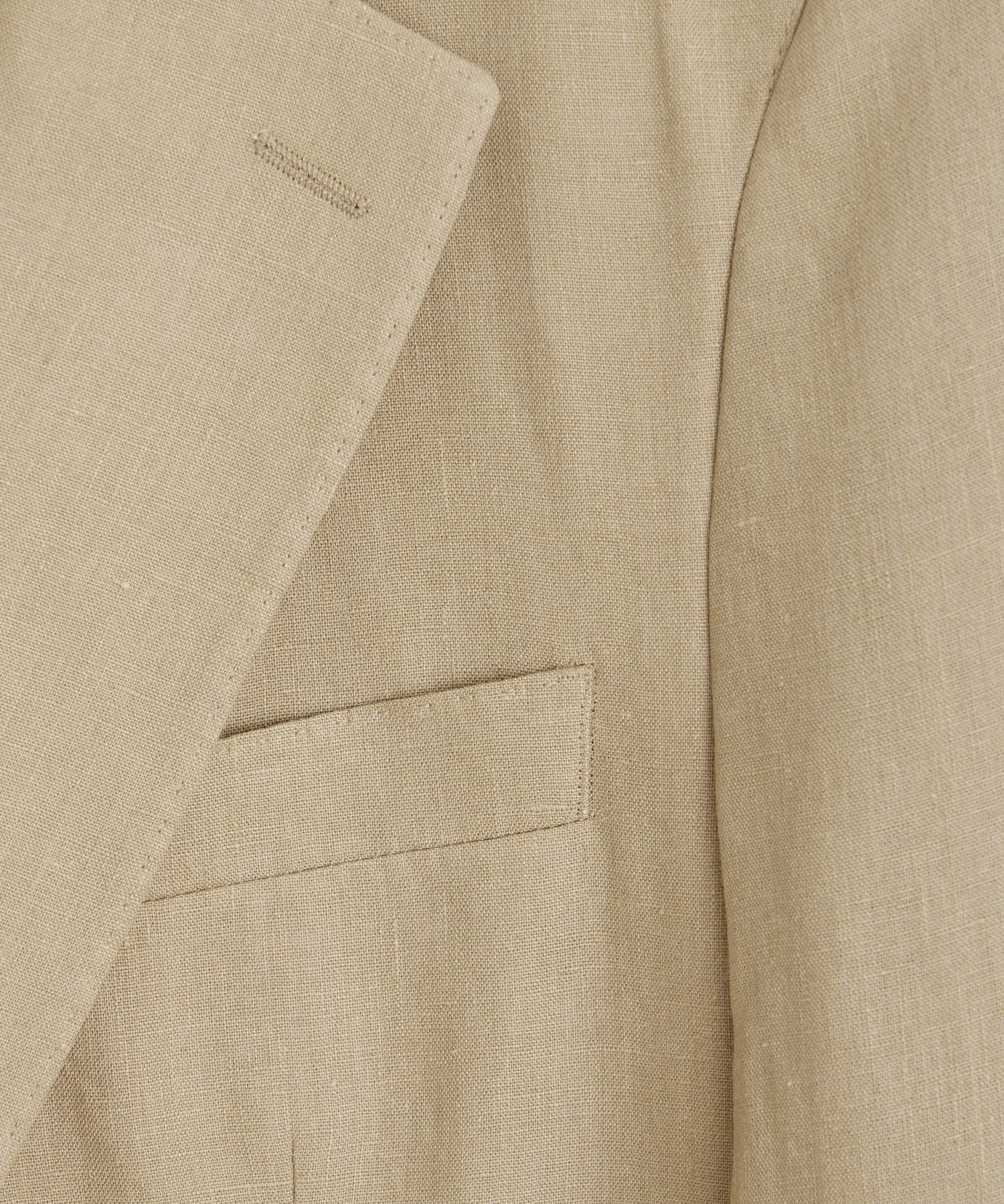 Italian Linen Wythe Suit in Beige