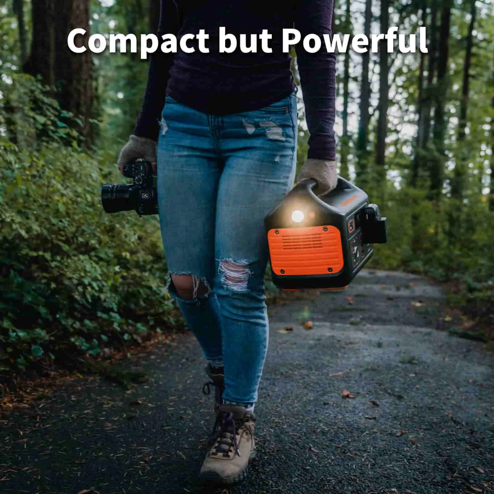 Jackery Solar Generator 500 Portable Power Kit (1*Explorer 500   1 * SolarSaga 100W)
