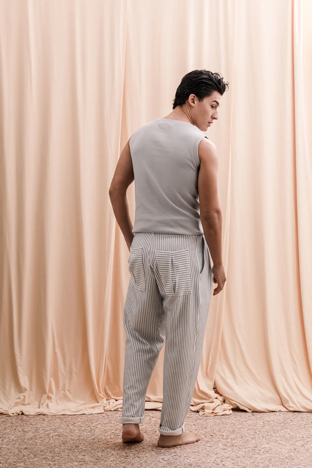 Jacopo Pants Striped Grey