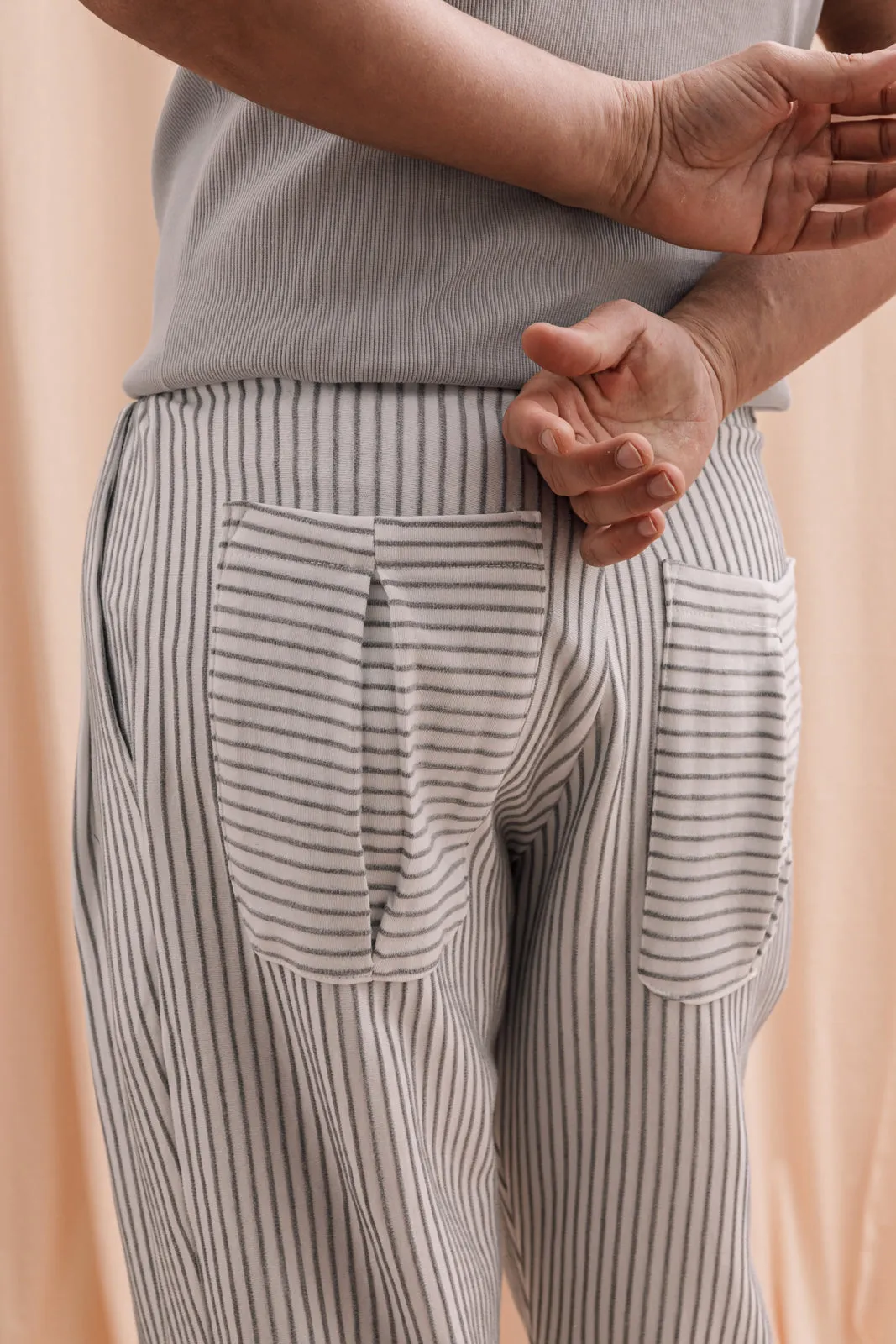 Jacopo Pants Striped Grey