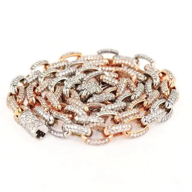 JDN189.8 - DIAMOND 2 TONE CHAIN