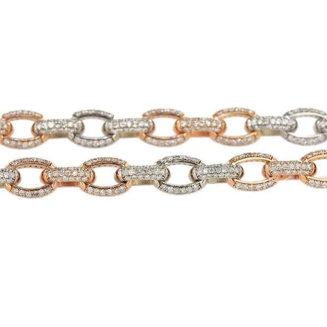 JDN189.8 - DIAMOND 2 TONE CHAIN