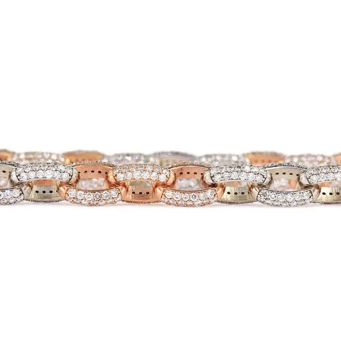 JDN189.8 - DIAMOND 2 TONE CHAIN