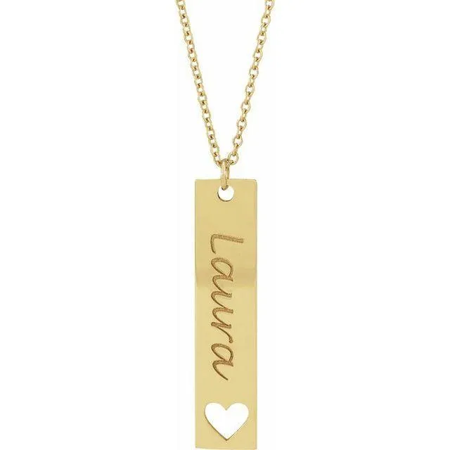 JDSP87762 - ENGRAVABLE BAR NECKLACE