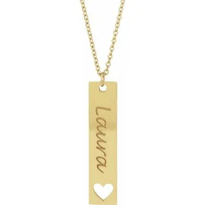 JDSP87762 - ENGRAVABLE BAR NECKLACE