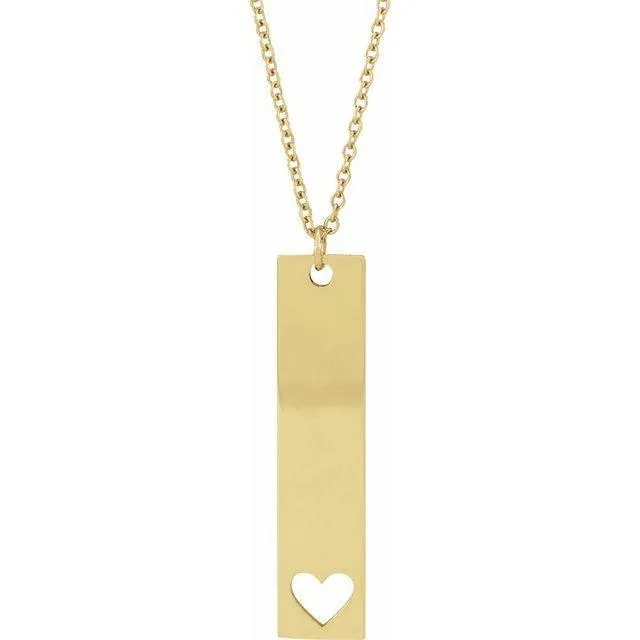 JDSP87762 - ENGRAVABLE BAR NECKLACE