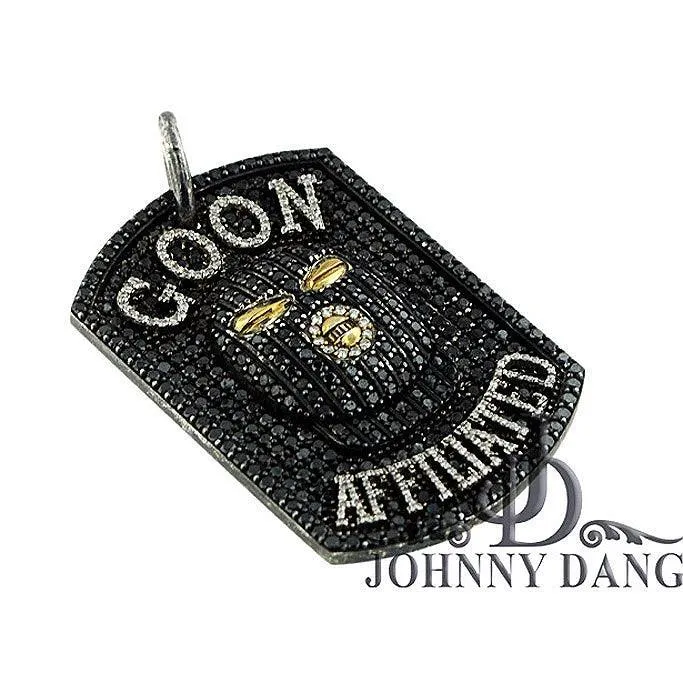 JDTK-0324 - Custom Diamond Dog Tag Pendant