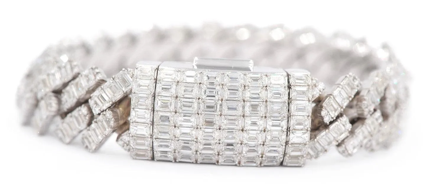 JDTK-J8059 -Custom Diamond Emerald Bracelet