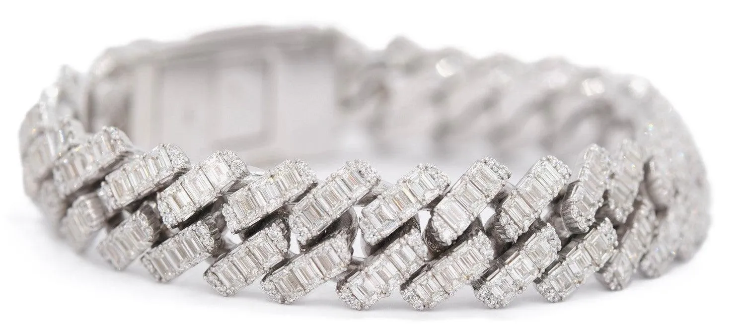 JDTK-J8059 -Custom Diamond Emerald Bracelet