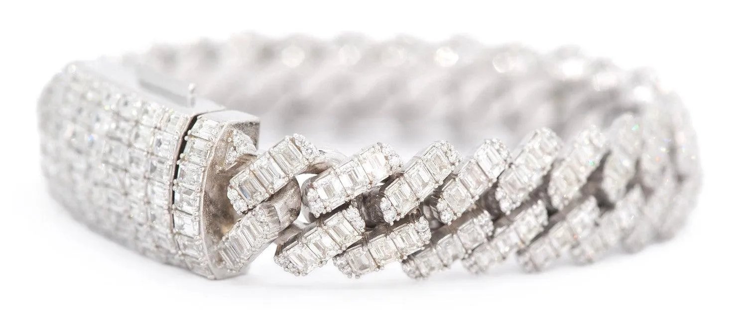 JDTK-J8059 -Custom Diamond Emerald Bracelet