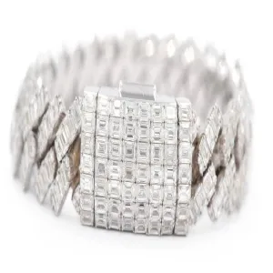JDTK-J8059 -Custom Diamond Emerald Bracelet