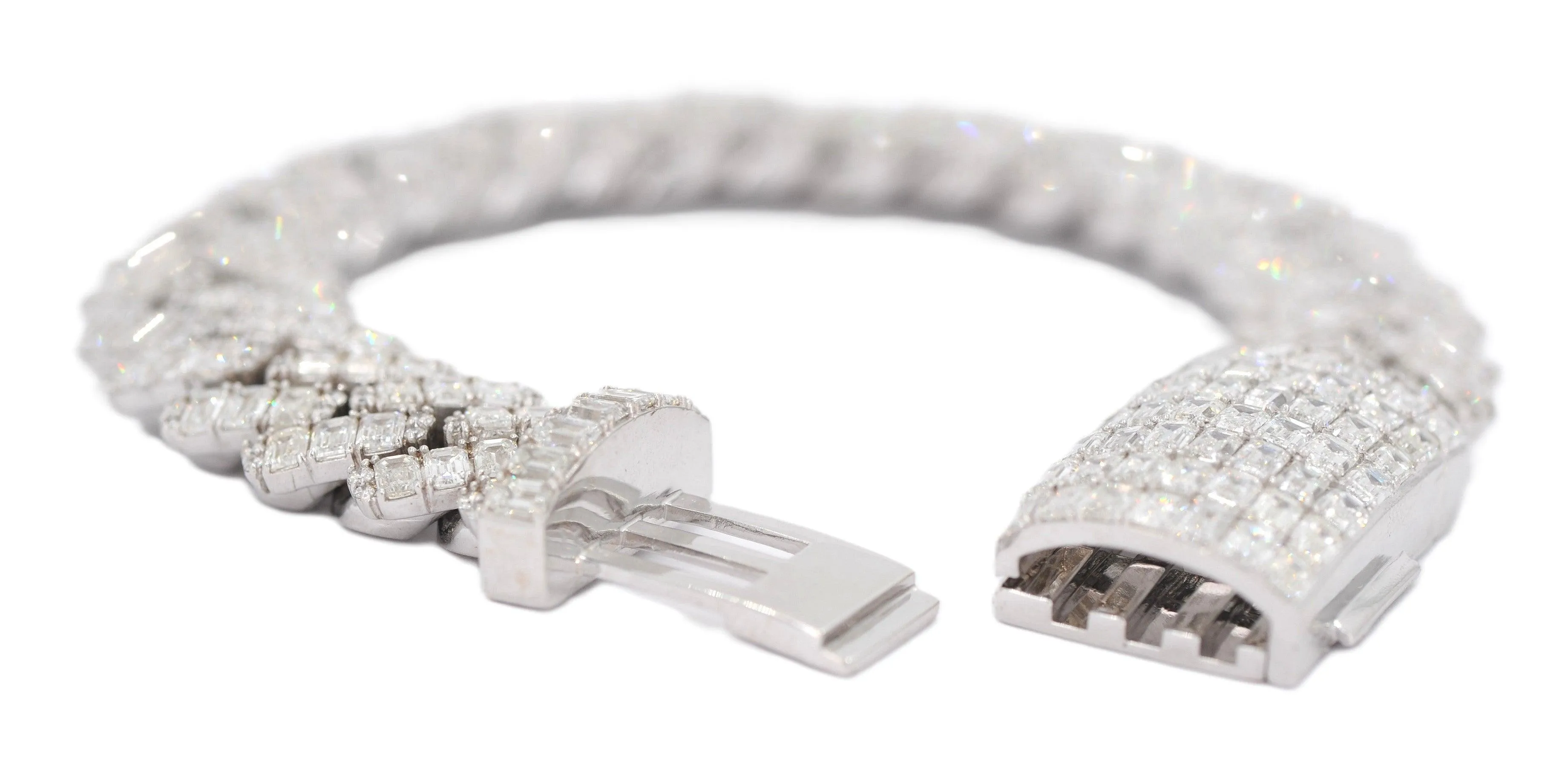 JDTK-J8059 -Custom Diamond Emerald Bracelet