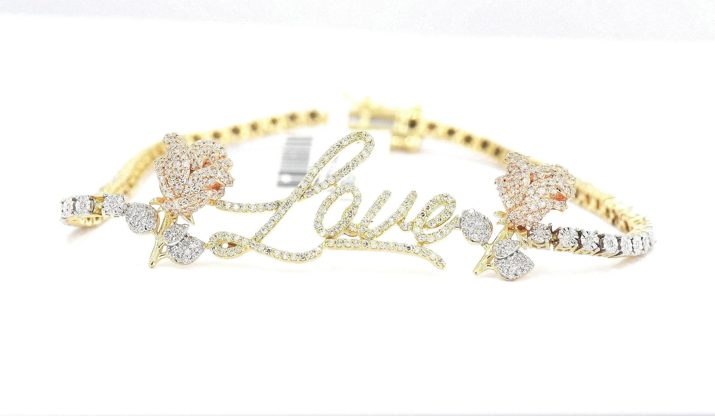 JDTKSM-239608 -Diamond Love Pendant with 18" in Diamonds Necklace