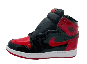 JORDAN 1 RETRO HI OG PATENT BRED RED/BLCK