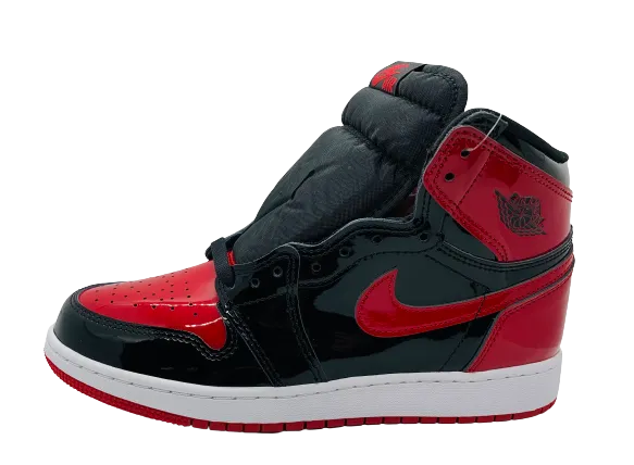 JORDAN 1 RETRO HI OG PATENT BRED RED/BLCK