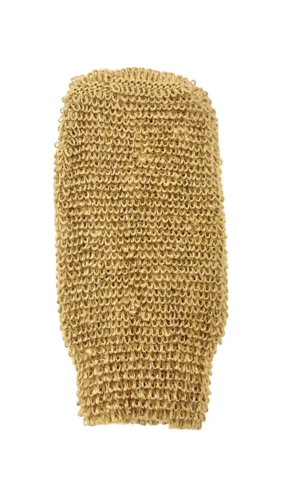Jute Exfoliating Mitt - Deep Exfoliation or False Tan Removal