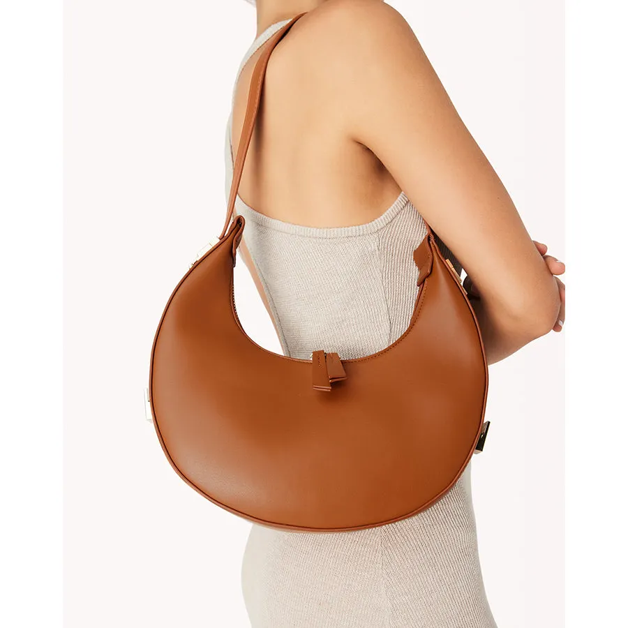 KATIE HANDLE BAG - TAN