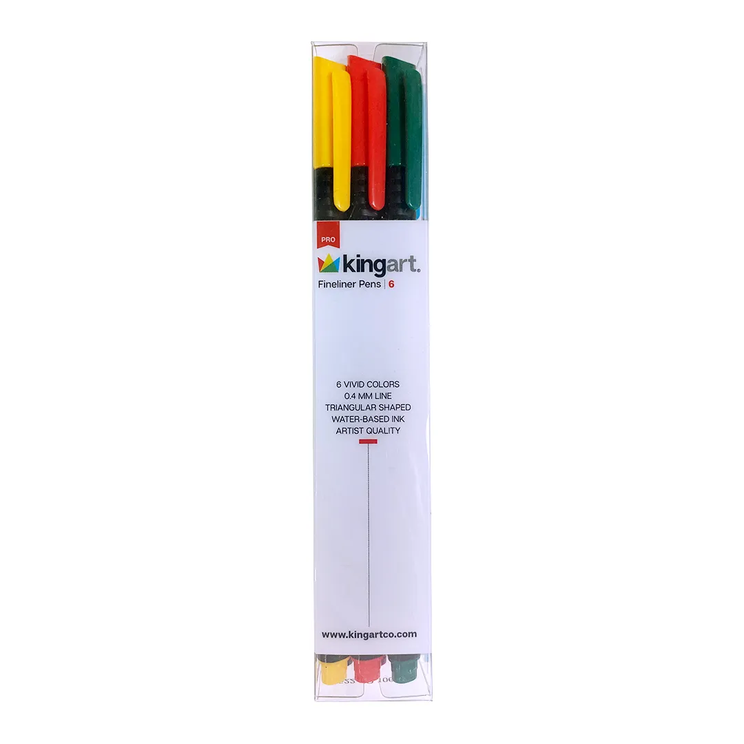 King Art Pro Fineliner Custom 6 Set