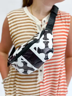 Kona Cove Beach Bum Bag-Clover Black/White