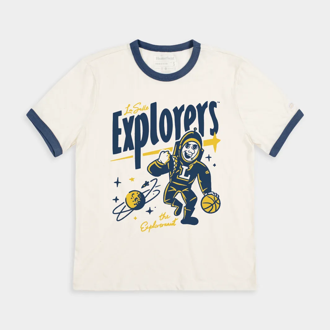 La Salle Explorers Explorernaut Ringer Tee
