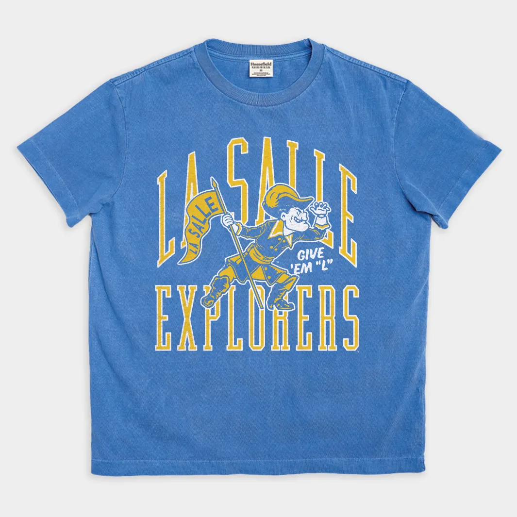 La Salle Explorers Fight Song Vintage Heavyweight Tee