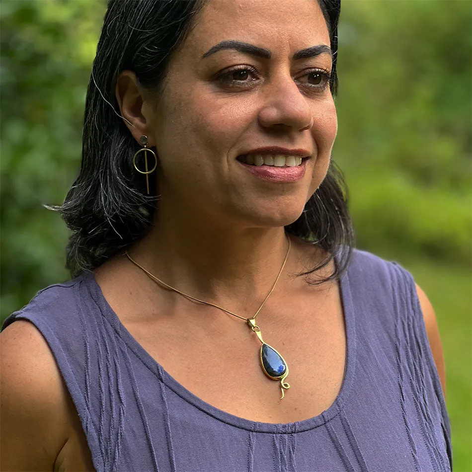 Labradorite Lover's Statement Necklace, India