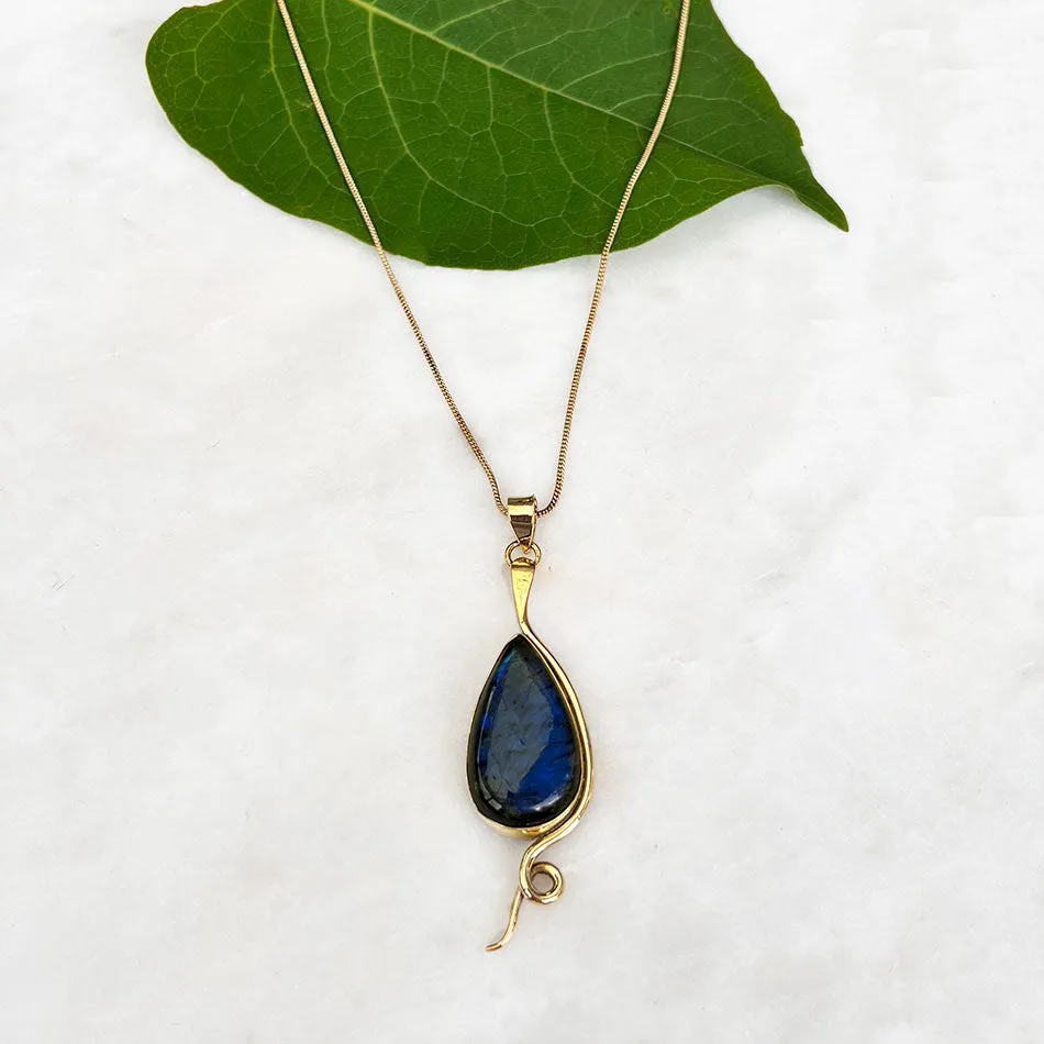 Labradorite Lover's Statement Necklace, India