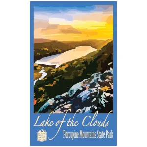 Lake of the Clouds Sticker