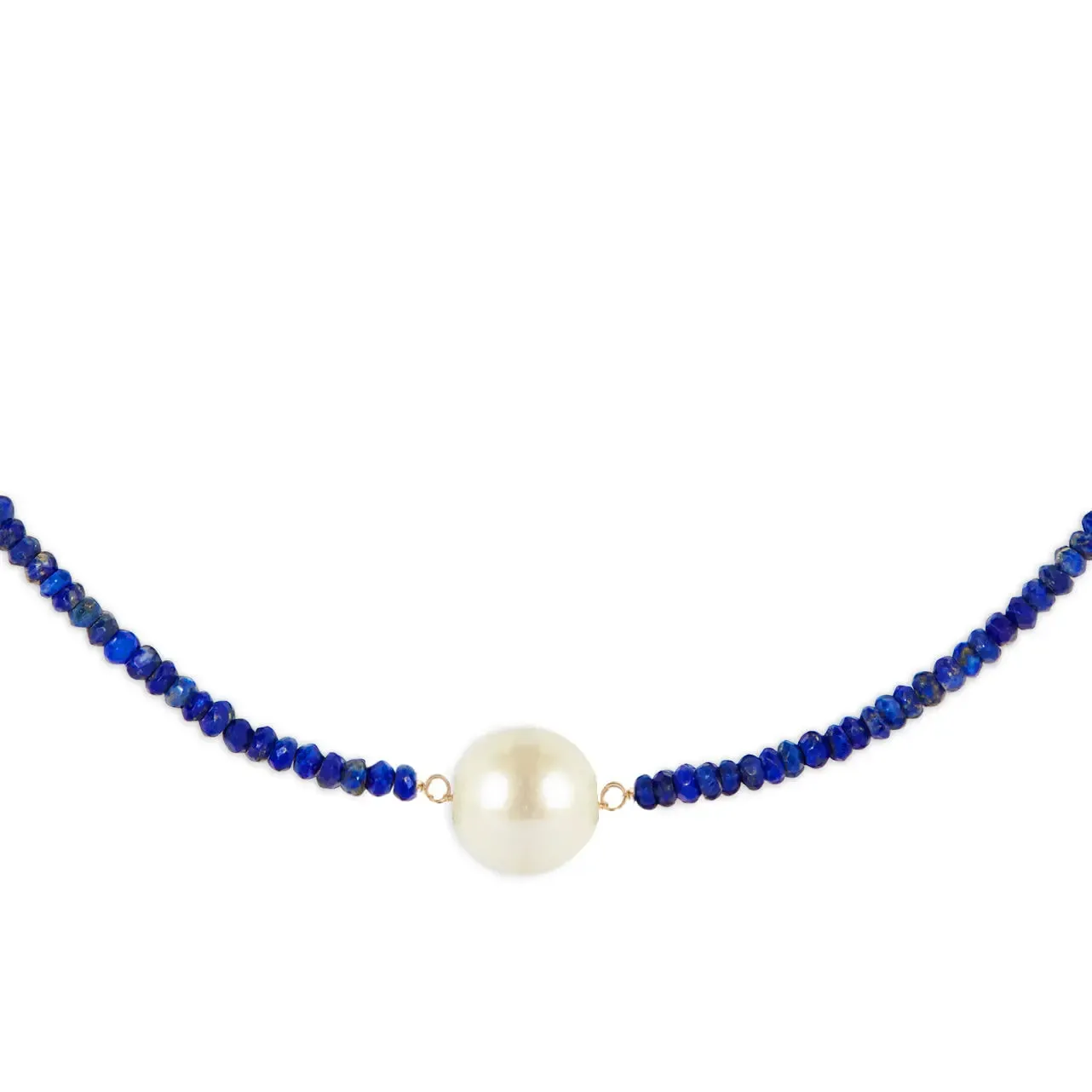 Lapis Pearl Necklace